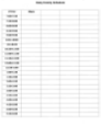 editable daily schedule